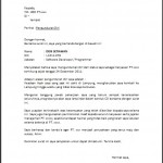contoh surat pengunduran diri dari perusahaan resign contoh surat ...